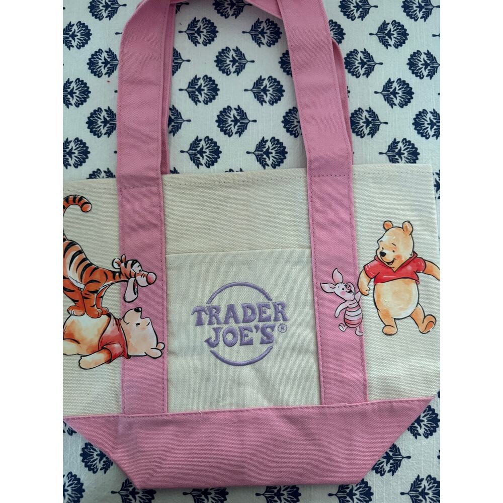 Disney Winnie the Pooh Custom Made Double Sided Trader Joes Mini Tote